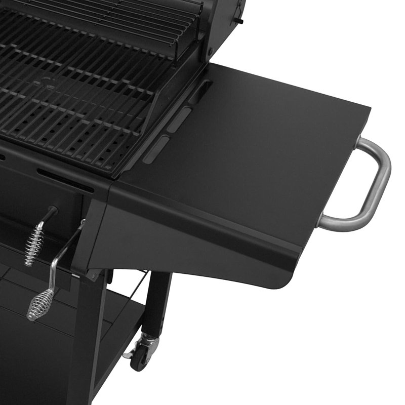CharBroil CharBroil Deluxe Charcoal & 3Burner Propane Gas Combo Grill with Side Burner